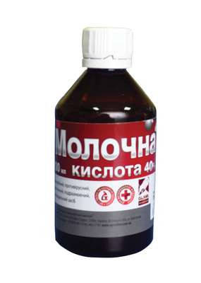 

Кислота молочная 40% флакон 100мл