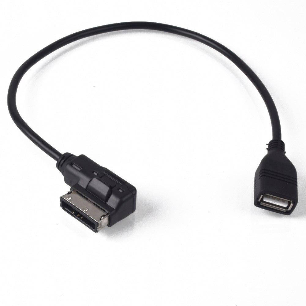 

USB кабель MDI MMI AMI Audi A1 A3 A4L A5 A6L A8 Q3 Q5 Q7 TT VW Tiguan Touareg GTI CC Skoda VAG юсб адаптер, Черный