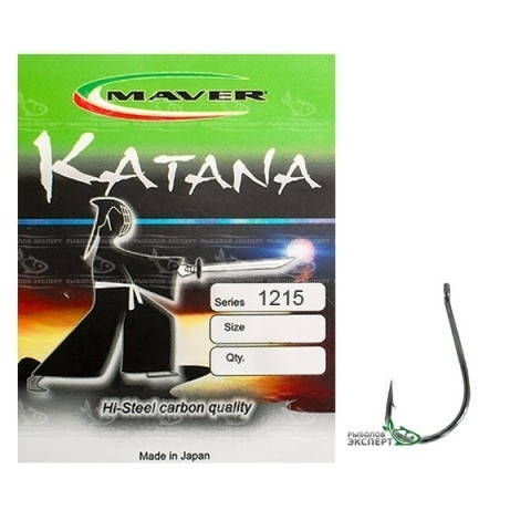 

Крючки Maver Katana 1215A №10 (20шт/уп) "Оригинал"