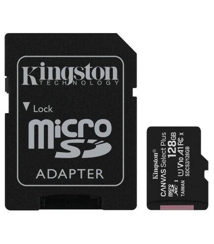 

Карта памяти 128GB Kingston Canvas Select Plus Adapter microSDXC Class 10