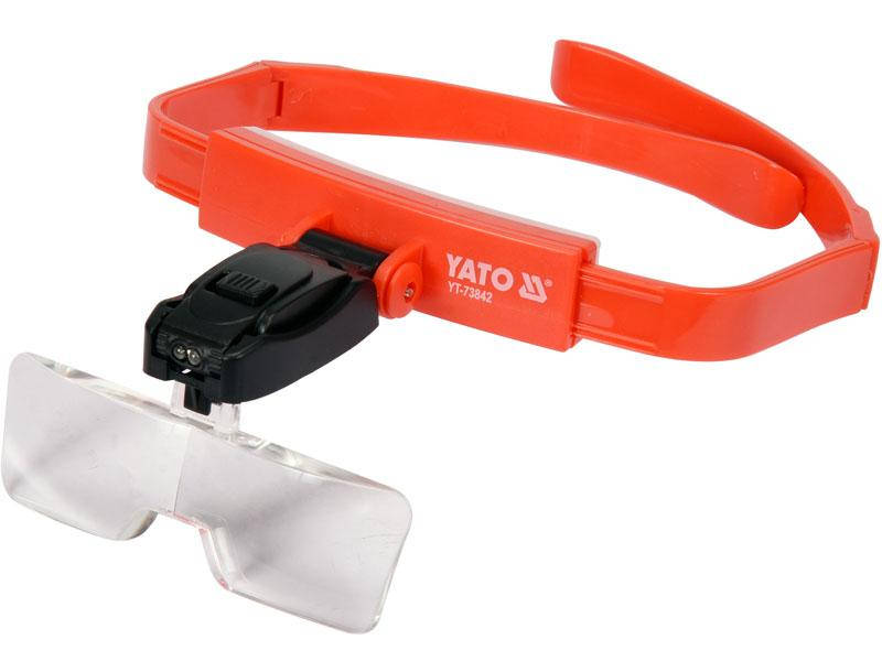 

Налобная лупа с LED подсветкой 1х, 1.5х, 2х, 2.5х, 3.5х Yato YT-73842