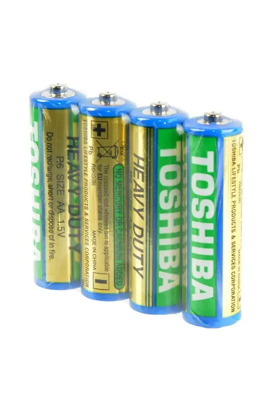 

Пальчиковые батарейки АА TOSHIBA Super Heavy 4 шт