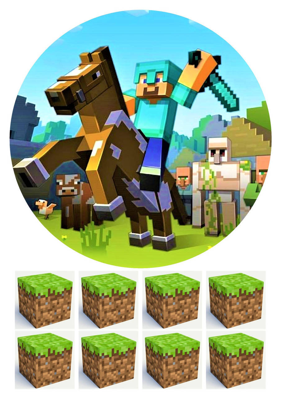 

Вафельная картинка "Майнкрафт" 38