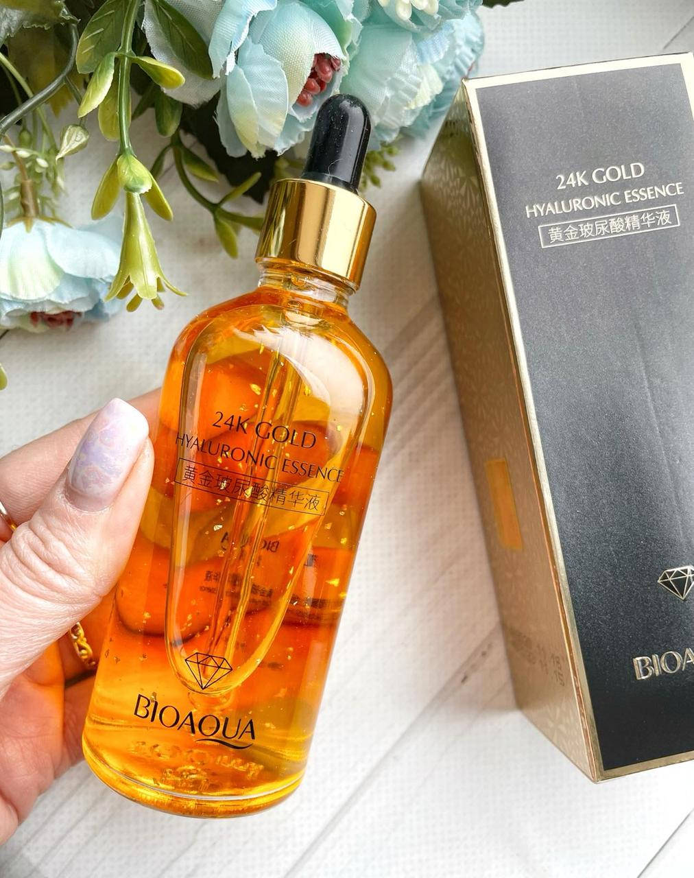 

Сыворотка для лица bioaqua 24 k gold hyaluronic acid 100 мл