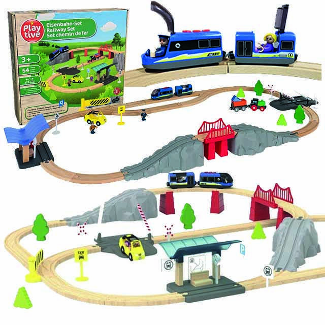 

Железная дорога PLAYTIVE NEW с дерева Германия ( Ikea, Brio, Hape, Viga Toys )