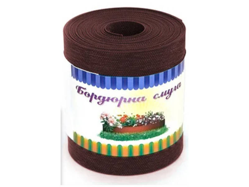 

Полоса бордюрная 15 см х 9 м коричневая