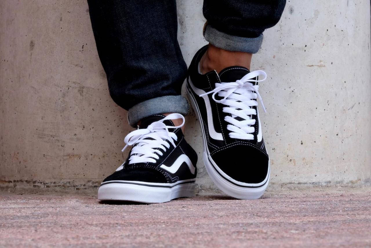 

Кеды Vans old skool Black and white*** (ЧЕРНО_БЕЛЫЕ) 38, Черный