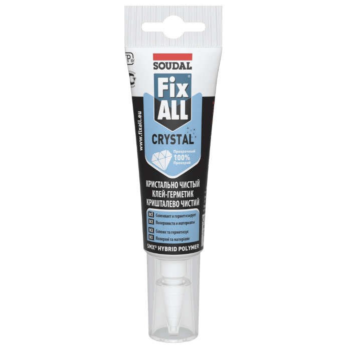 

Клей-герметик прозрачный Soudal FIX ALL Crystal 125 мл