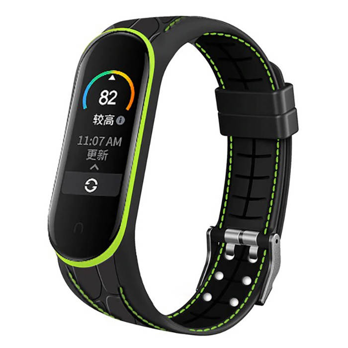 

Ремешок Bamboo Pattern для Xiaomi Mi Band 5 / 6 Lime