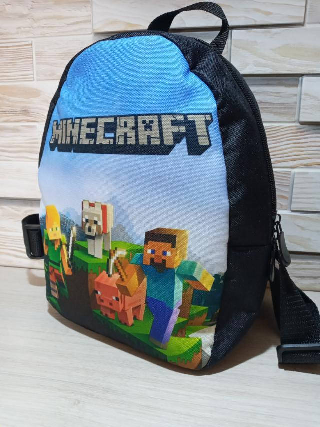 

Рюкзак детский Майнкрафт.