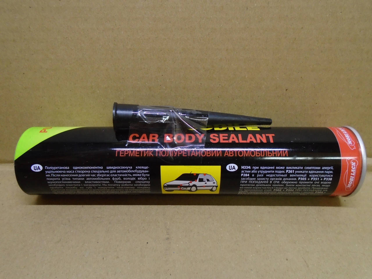 

Автомобильный герметик полиуретановый черный 310мл Крокодил (под пистолет)