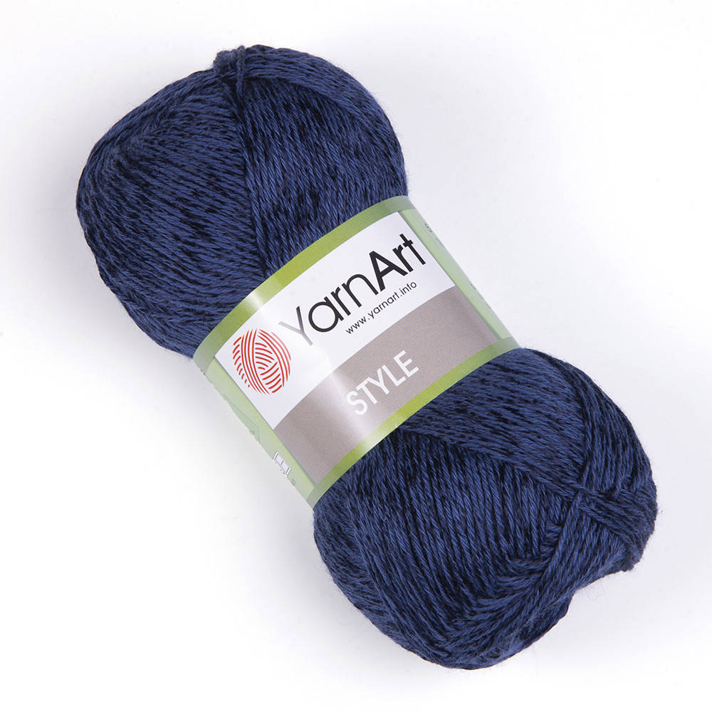 

Пряжа YarnArt Style 670 темно-синий