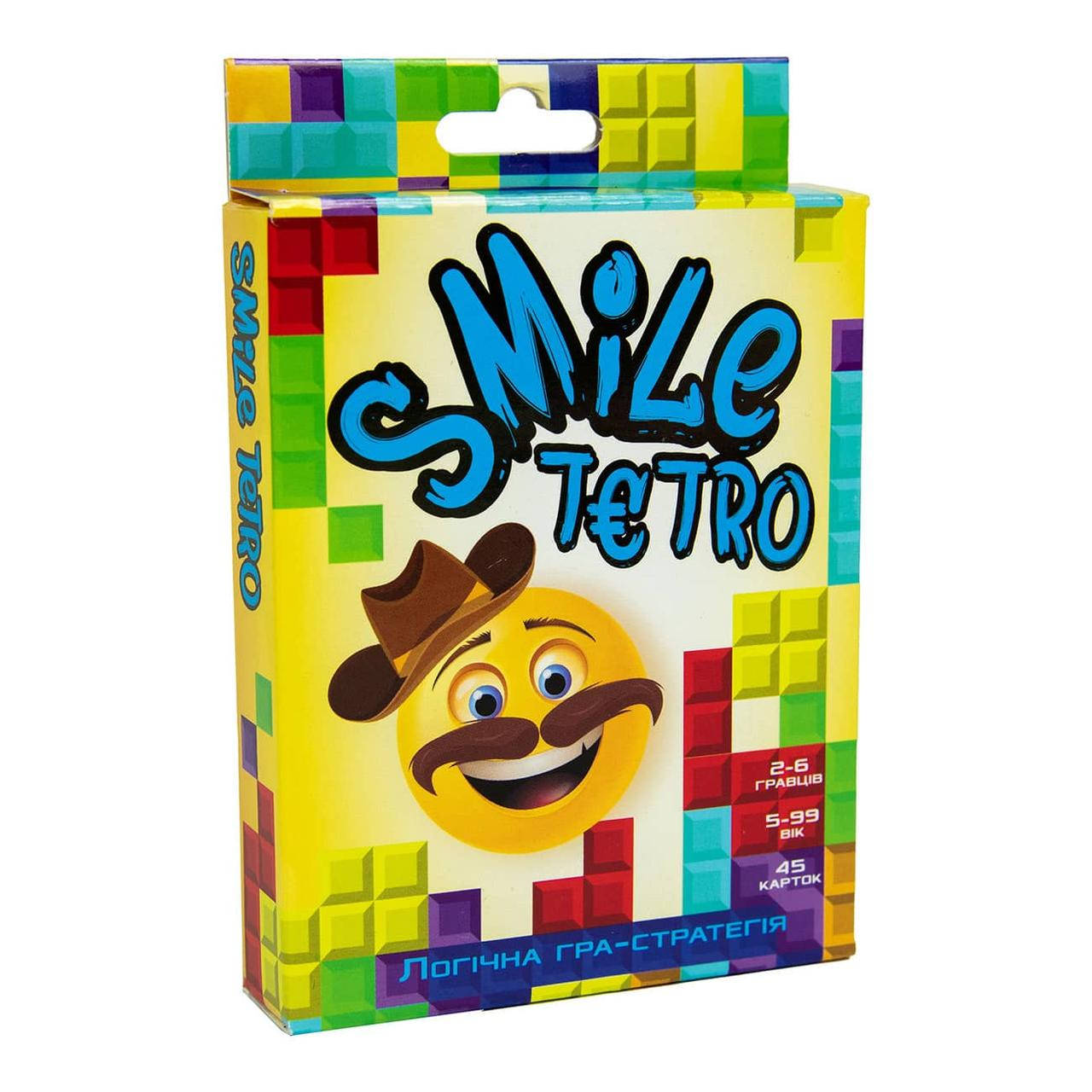 

Настільна гра "Smile tetro" (укр) 30280 у коробці 9,1*11,5*2,2 см