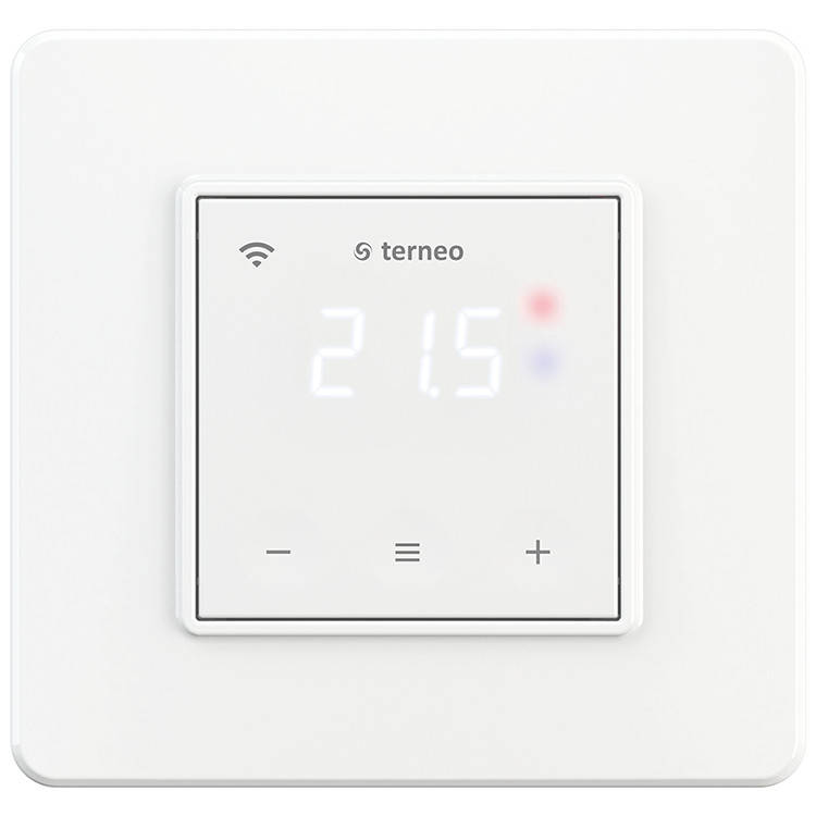 

Терморегулятор программируемый terneo sx Wi-Fi (белый), сенсорный программатор для теплого пола