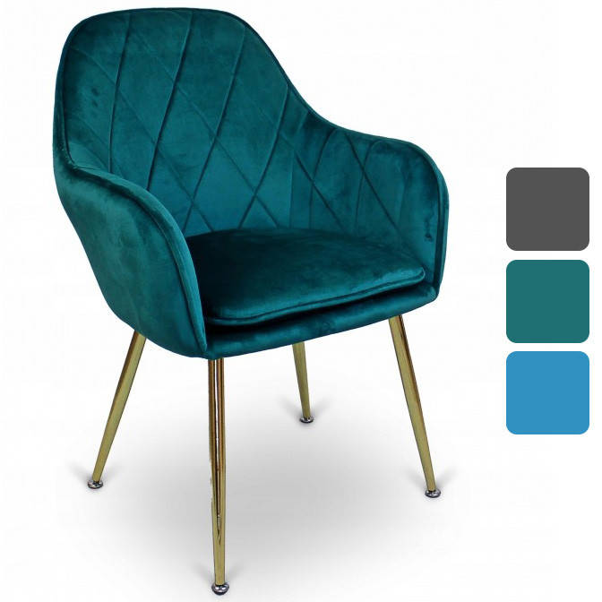 

Современный стул Glamour Just Sit P022 кресло для кухни Зеленый