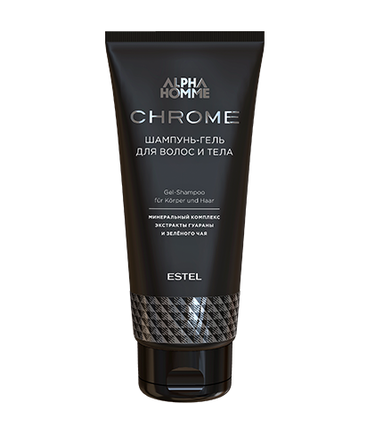 

Шампунь-гель для волосся та тіла Estel Alpha Homme Chrome 200 мл