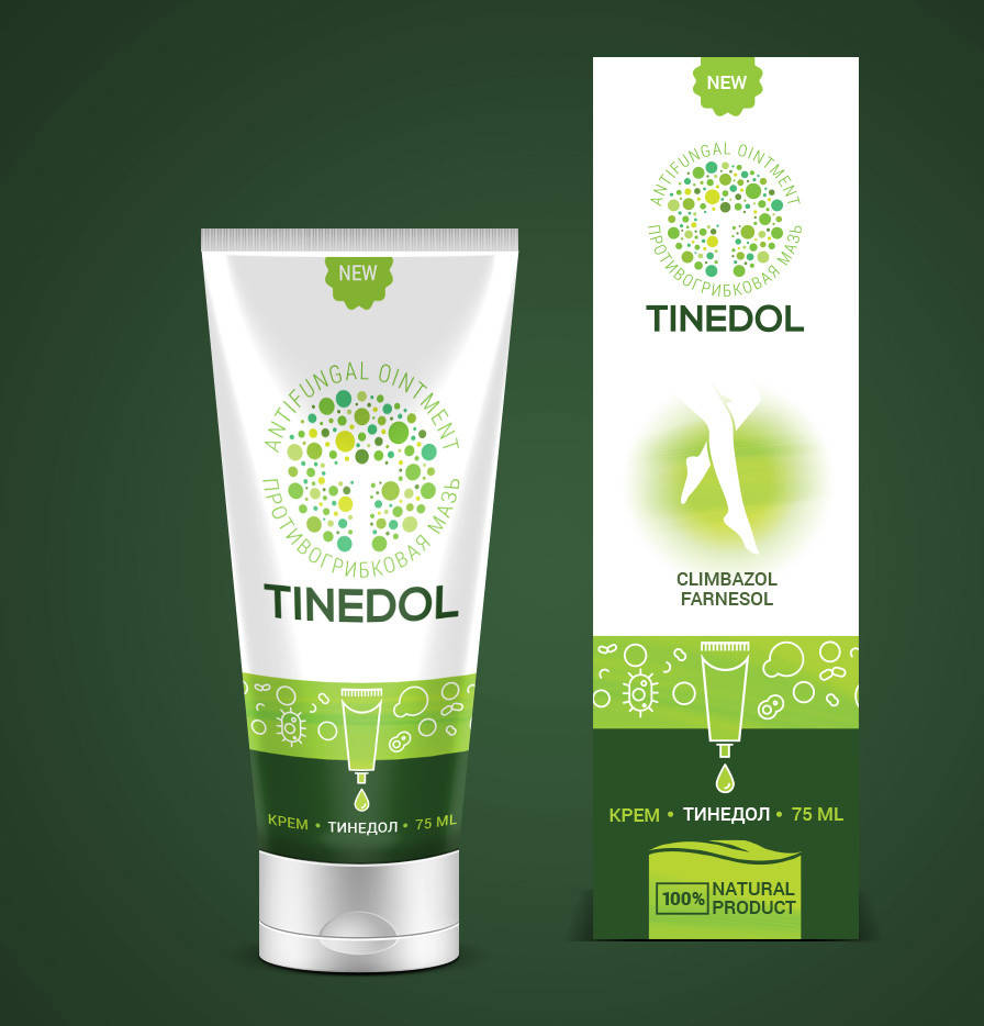 

Крем для ног от быстрого лечения грибка Тинедол Tinedol
