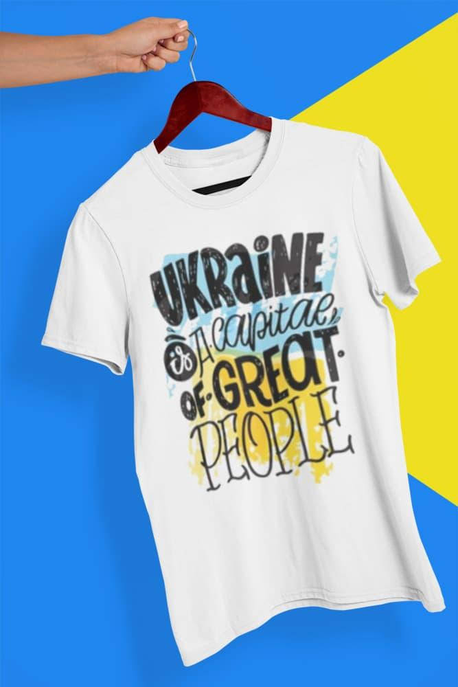 

Футболка Ukraine is a Capital of Great People