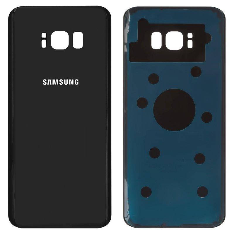 

Задня панель корпуса для Samsung G955F Galaxy S8 Plus, чорна, Original (PRC), midnight black, Черный