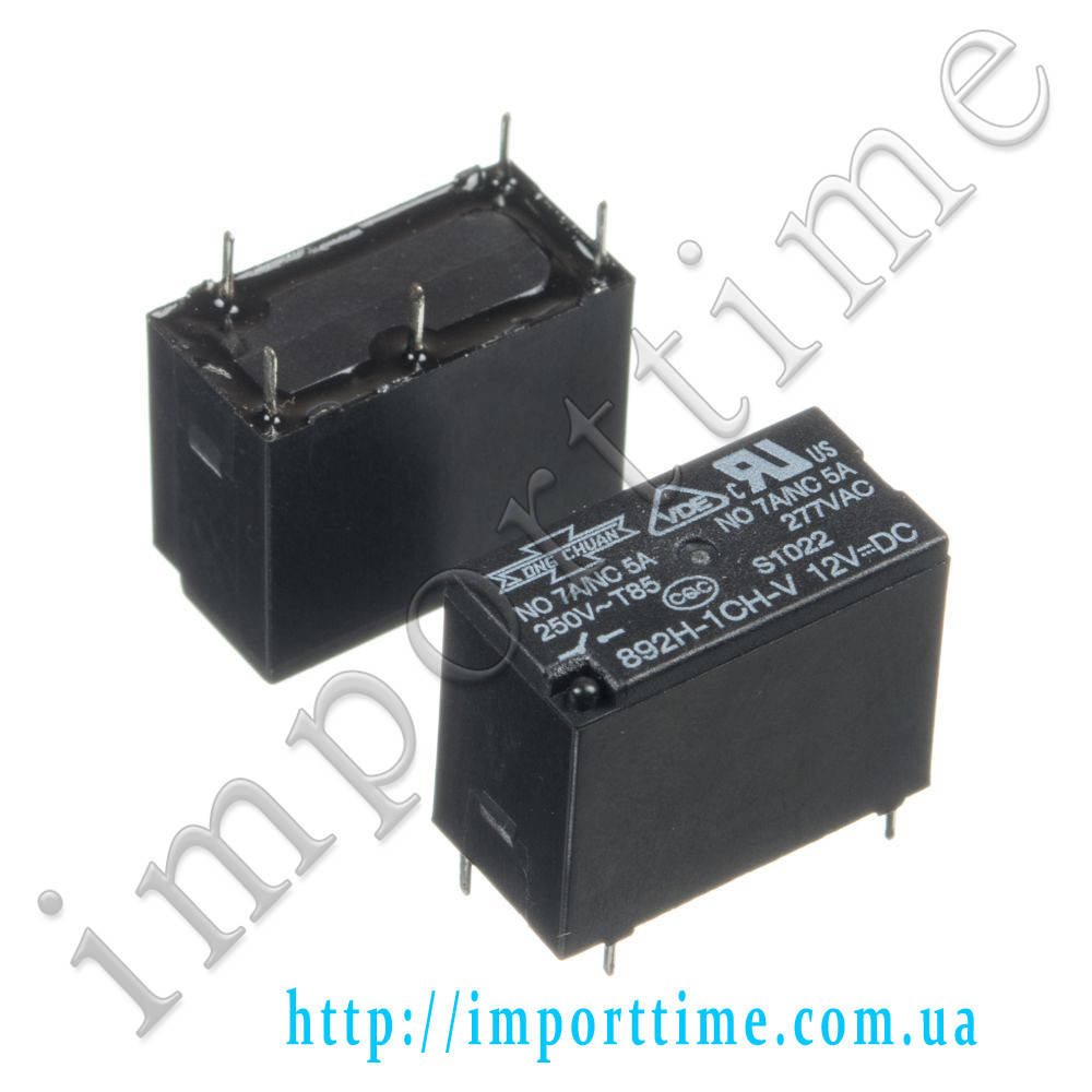 

Реле 12V 5A 5pin JZC-33F(892H-1CH-V)