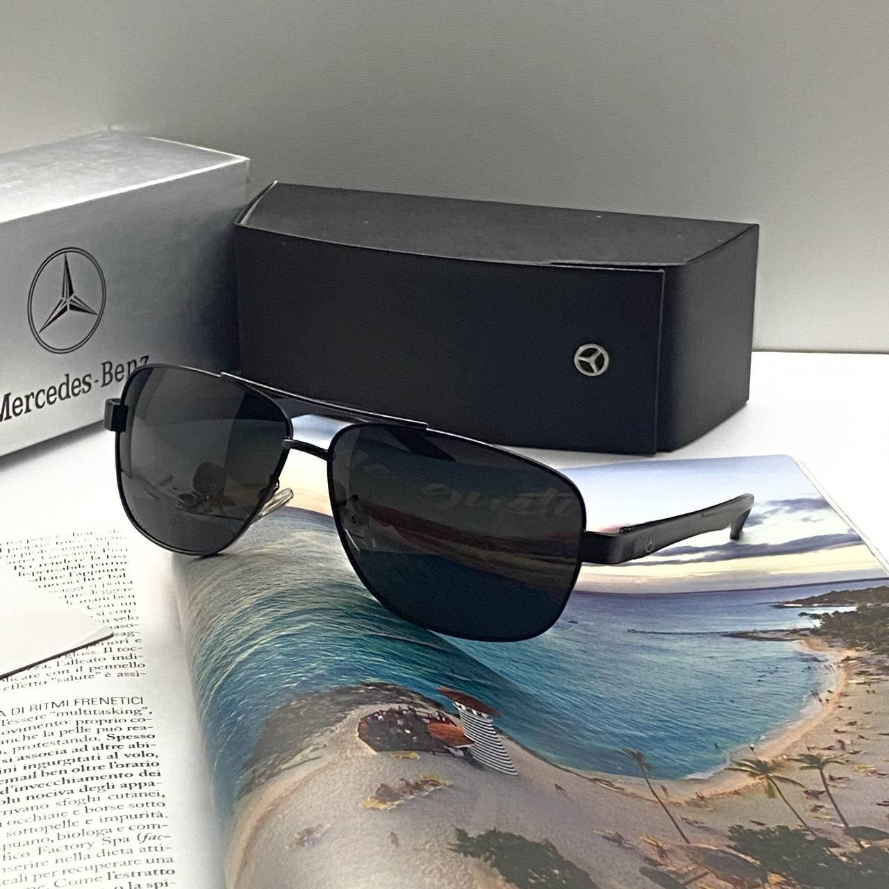 

Солнцезащитные мужские очки в Mercedes (816) polaroid, Черный