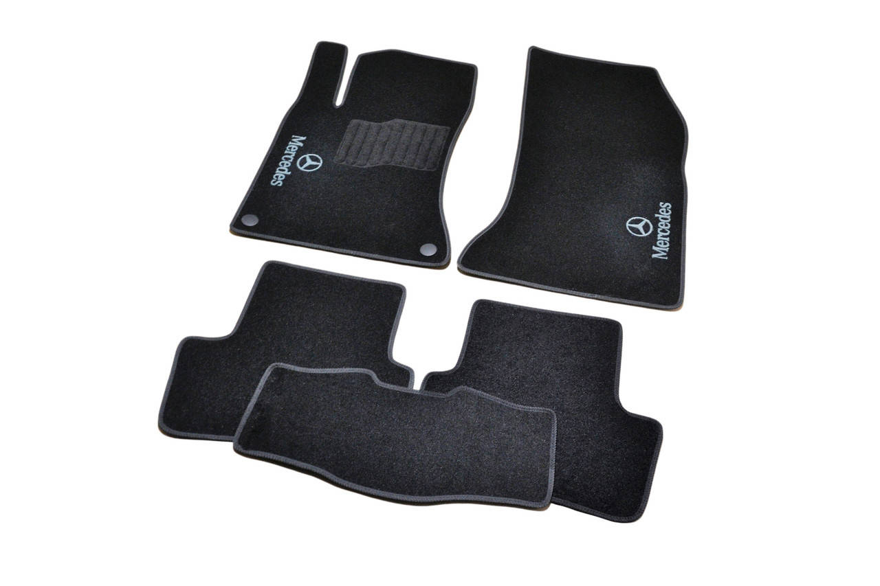 

Коврики в салон ворсовые для Mercedes W176 A/W246 B 12-/ X156 GLA 14-/ C117 CLA 13- /Чёрные 5шт, Черный