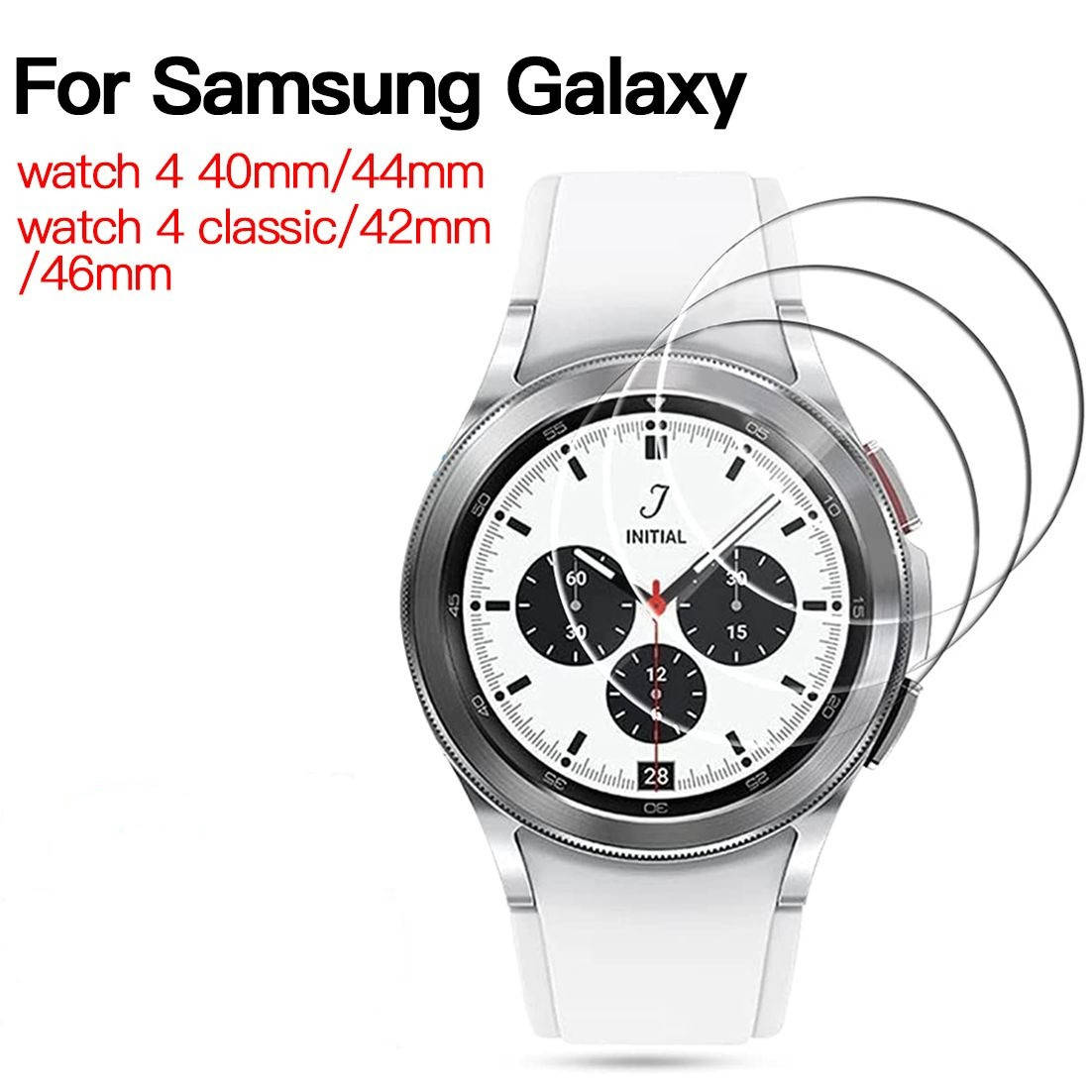 

Защитное стекло для Samsung Galaxy Watch 4 44mm, Прозрачный