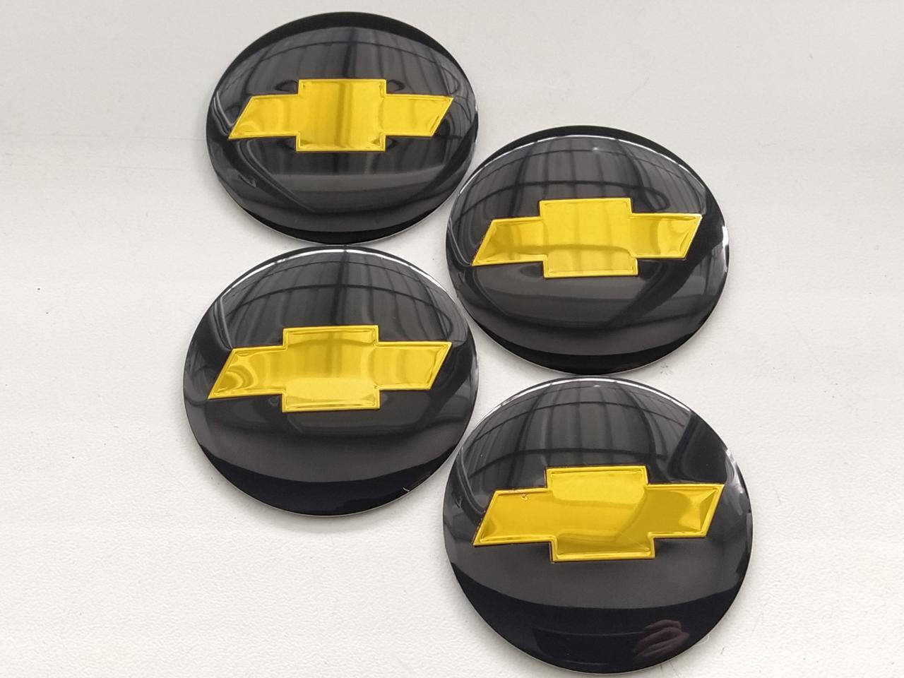 

Наклейка на колпачок/заглушку Chevrolet 56 мм. Черные