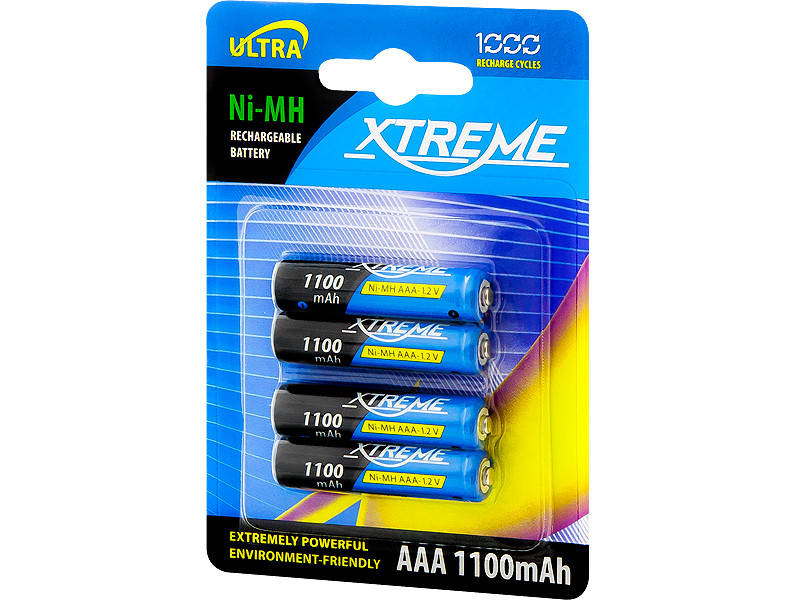 

Аккумулятор Xtreme AAA 1100mAh 1.2V R3 Ni-MH 82-602#