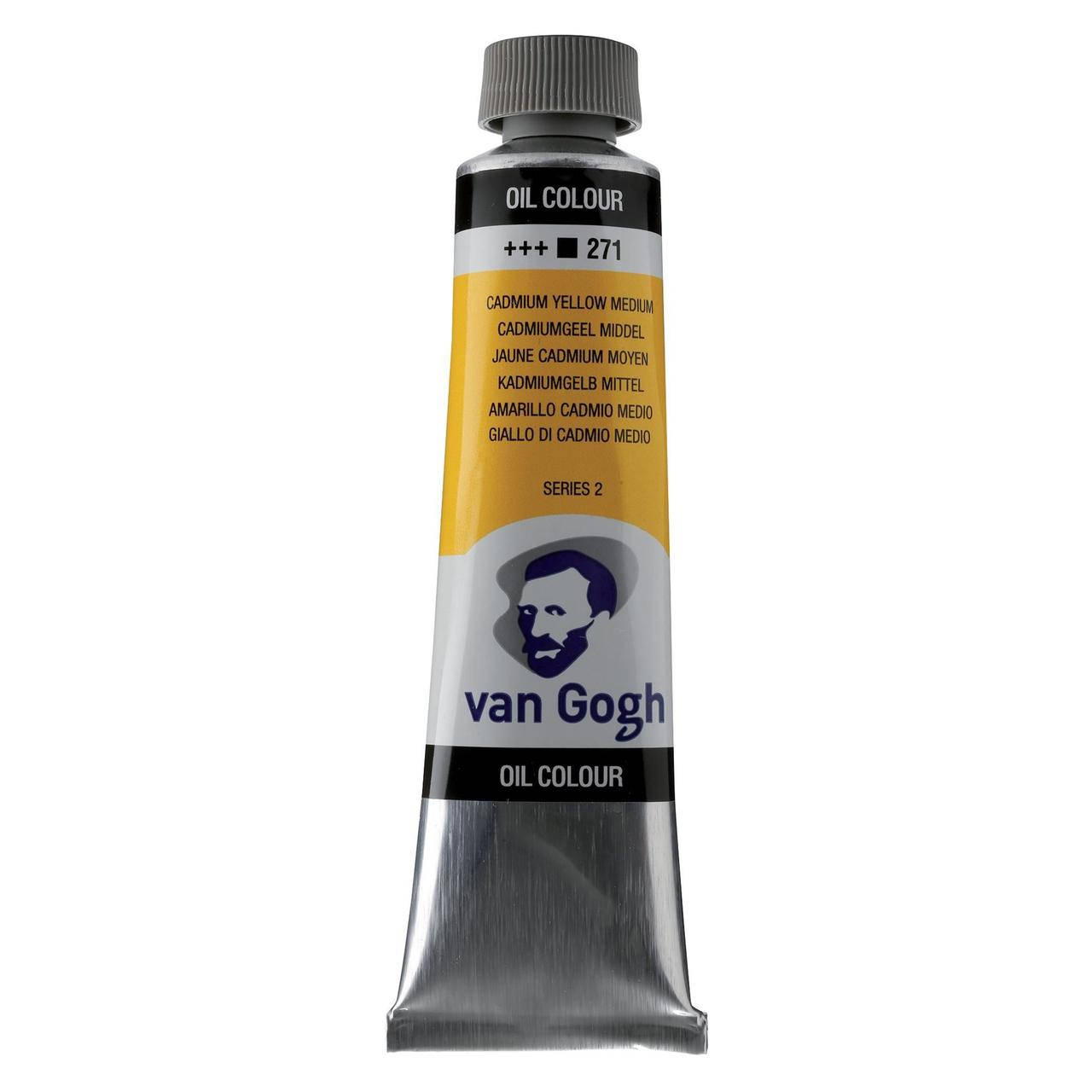 

Фарба олійна VAN GOGH, (271) Кадмій жовтий середній, 40 мл, Royal Talens
