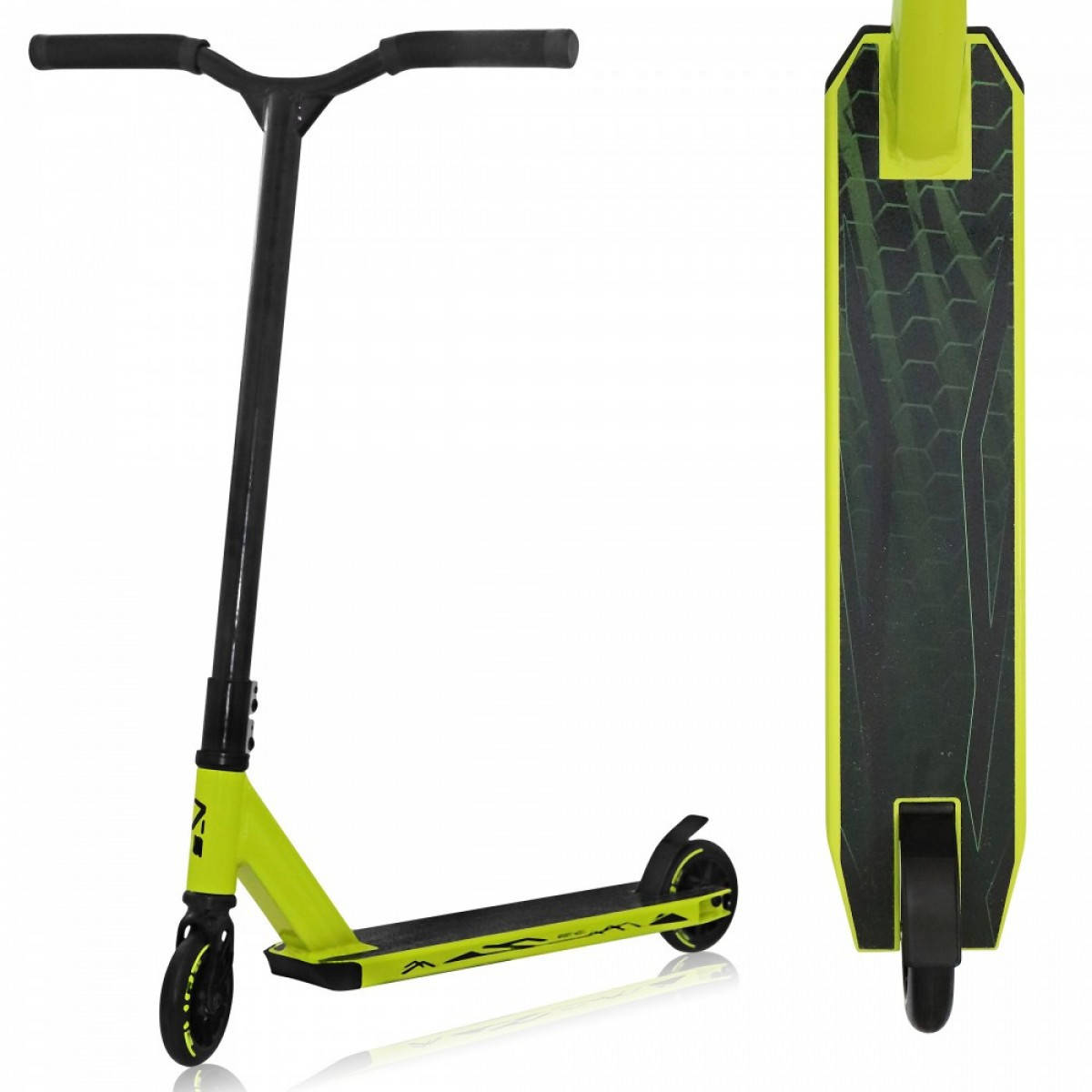 

Трюковой самокат SportVida Stunt Hulk 110 SV-WO0020 Lemon/Black, Разные цвета