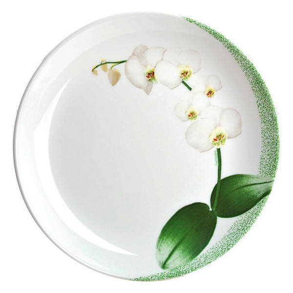 

White Orchid Тарелка десертная круглая 19 см Luminarc N9705, Белый
