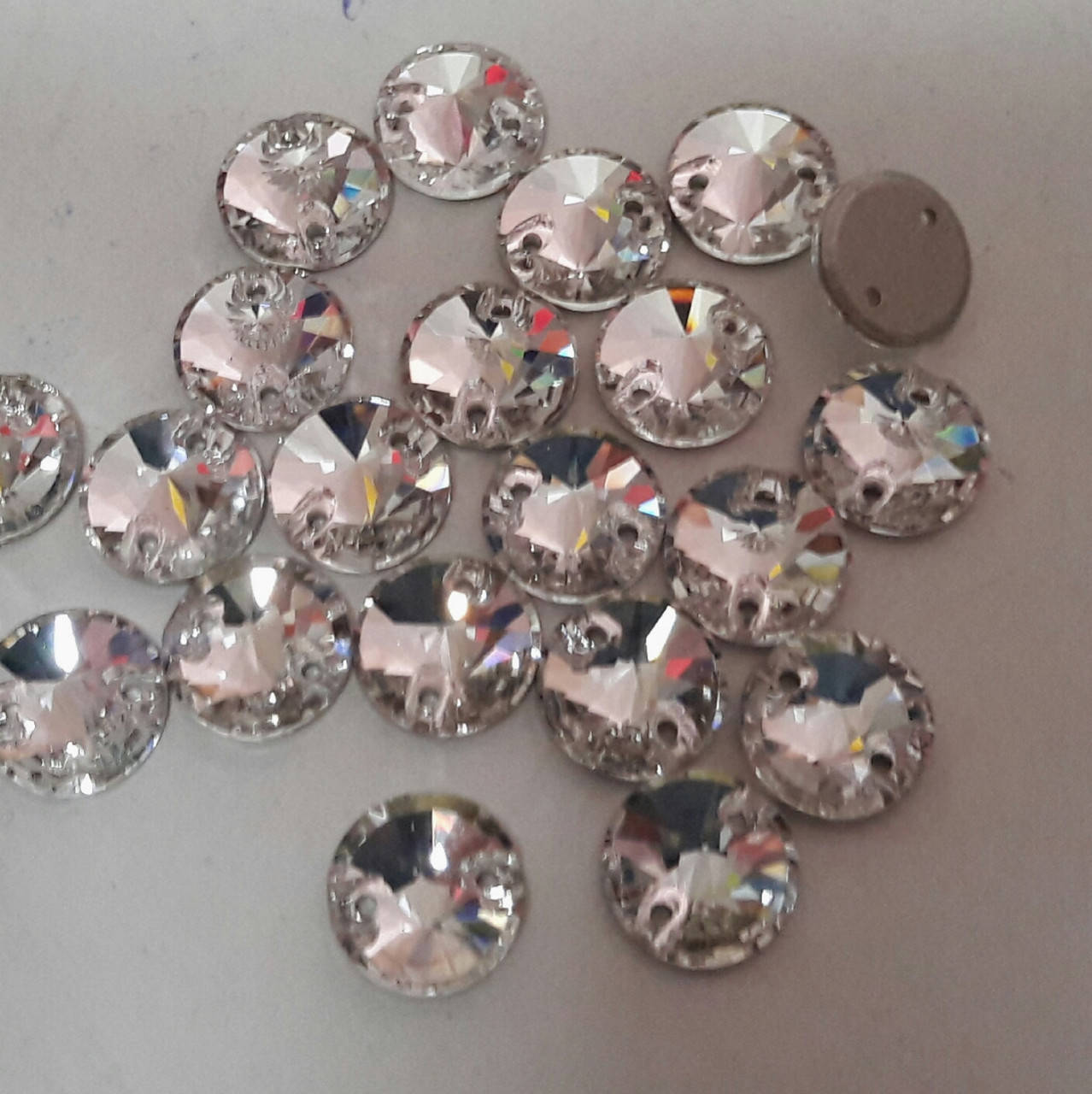 

12мм риволи Premium crystal 1шт