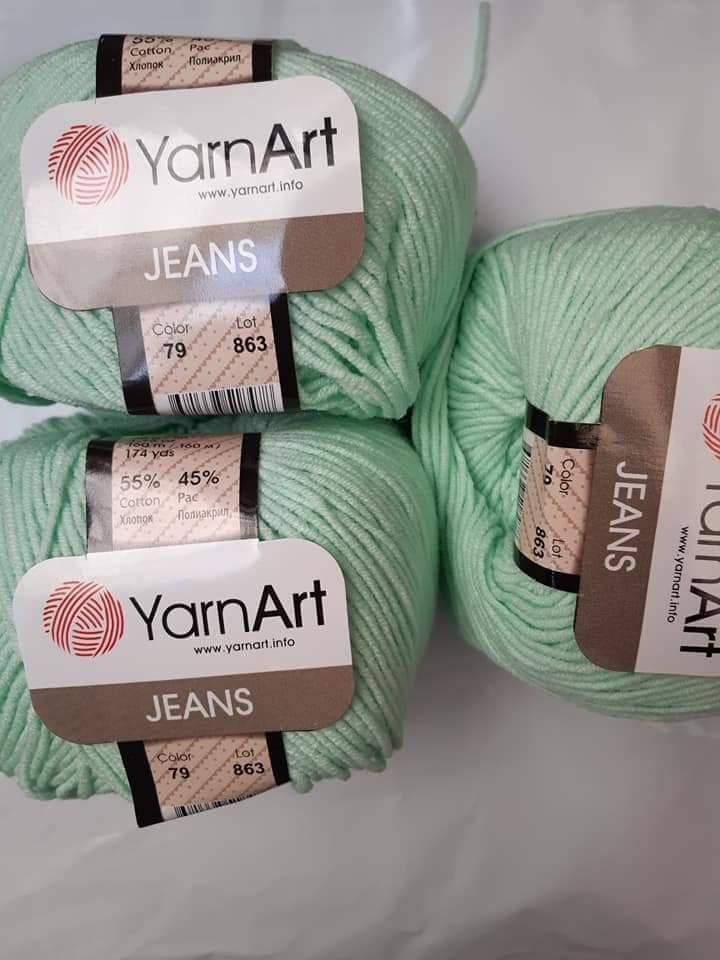 

YarnArt Jeans - 79 мятный