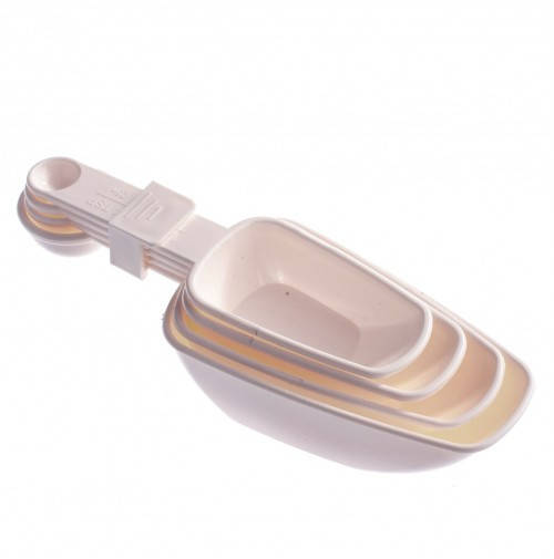 

Мерные совочки, набор 4 шт, Бежевый