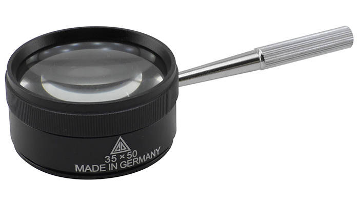 

Лупа металлическая Magnifier LM-50 35х50