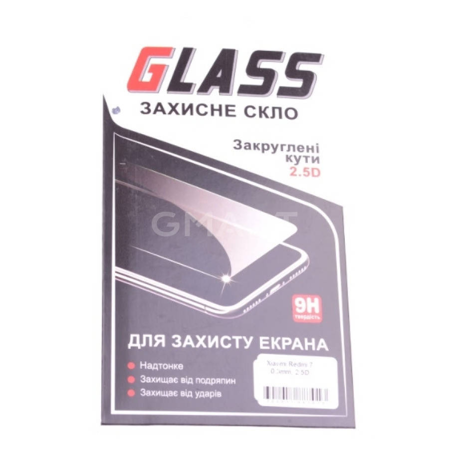 

Защитное стекло Xiaomi Redmi 7 прозрачное 0,3мм 2,5D