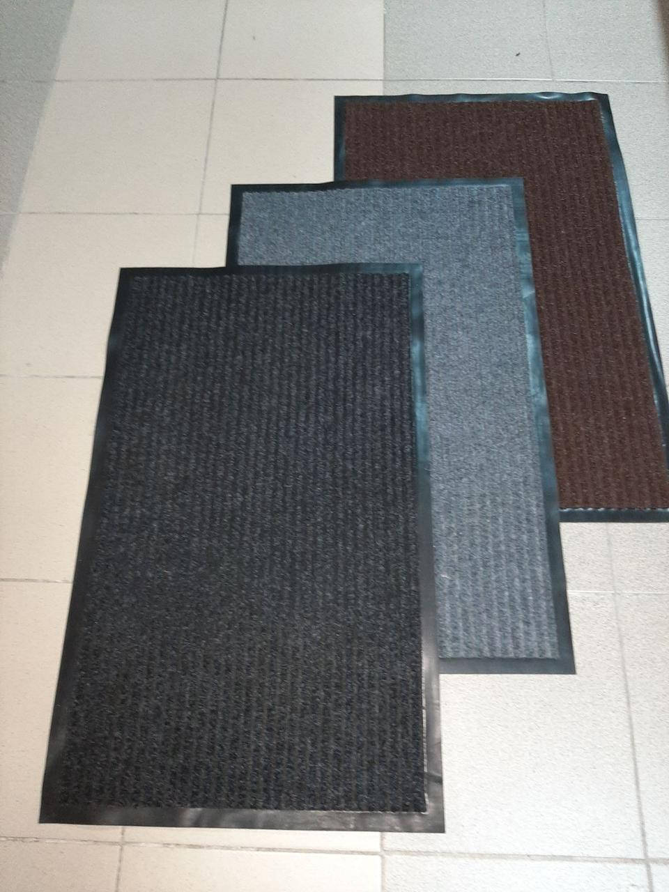 

Коврик придверный грязезащитный ворсистый с резиновым кантом 0,9x1,5