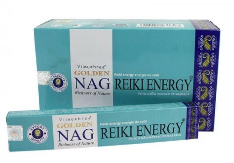 

Пахощі Vijayshree Golden Nag Reiki Energy 15г, Аромапалочки масальные Благовония Виджейшри Голден Наг Энергия