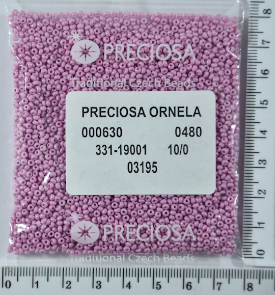 

Бисер PRECIOSA №10/0 натур №03195 пакет 50 грамм уп=1пакет
