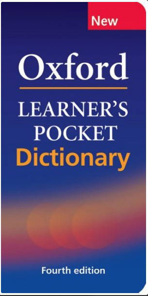 

Oxford Learner's Pocket Dictionary Fourth Edition (словарь)