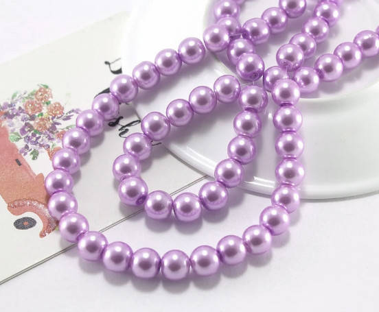 

Жемчуг стеклянный 4мм 150шт, бусины фиалковые стеклянный жемчуг (сп5нг-1564)