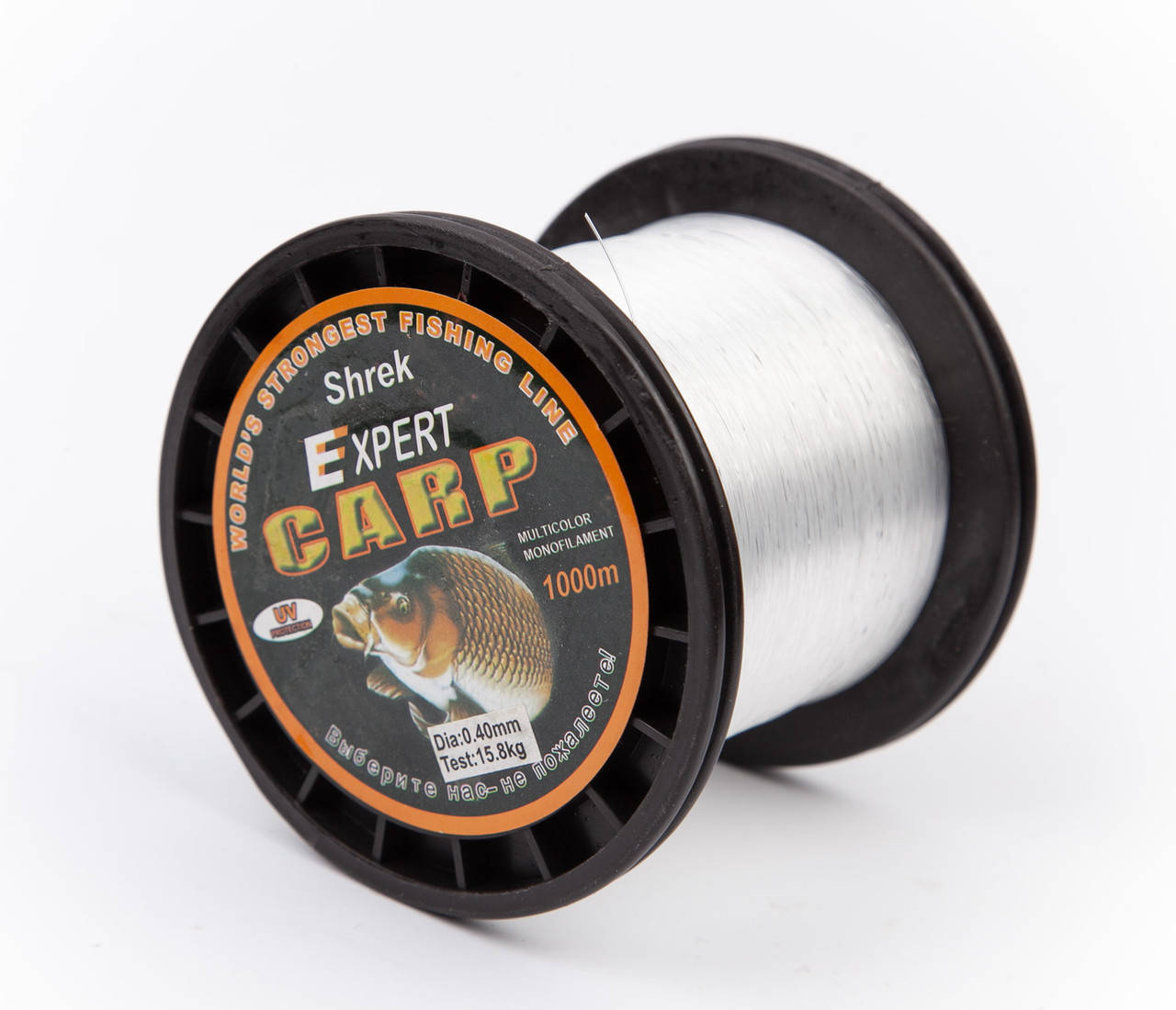 

Леска Shrek EXPERT CARP 1000м 0,30мм, Прозрачный
