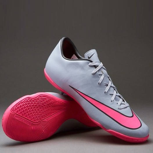 

Детская футбольная обувь (футзалки) Nike Mercurial Victory V IC Jnr 651639-060, Светло-серый