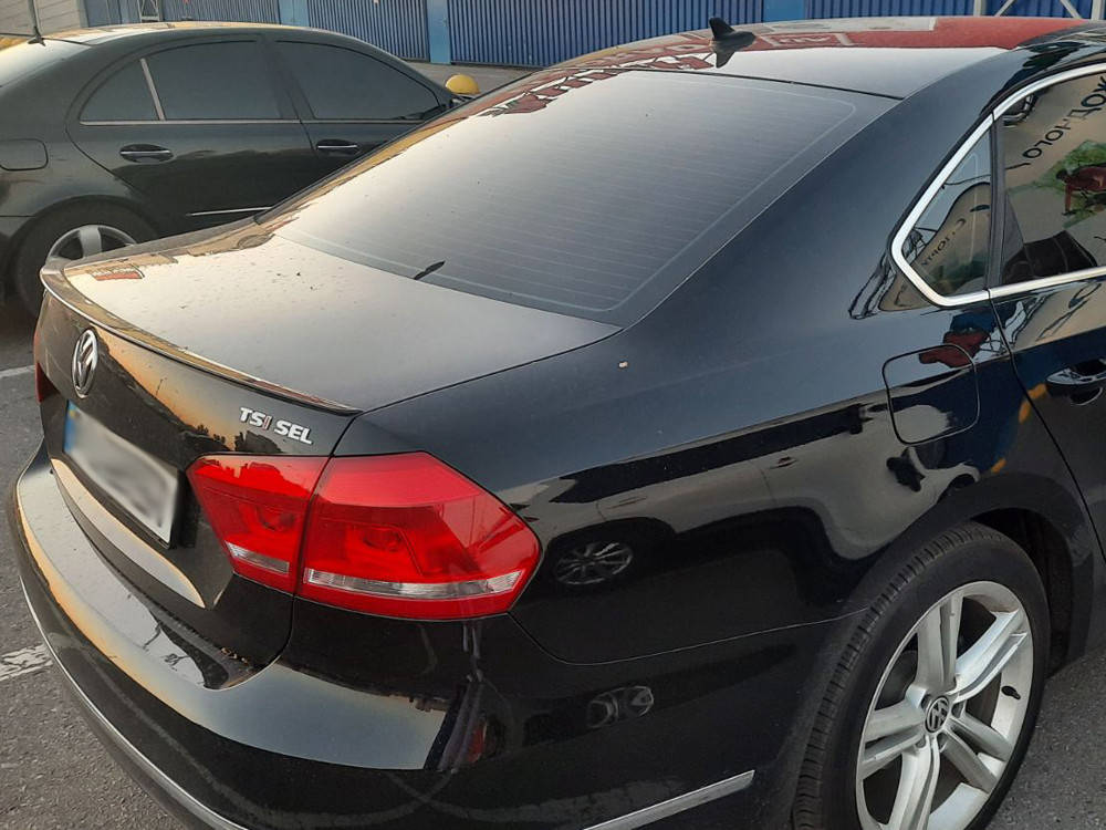 

Спойлер на багажник Volkswagen Passat B7, B8 2010-2020 / Пассат Б7 Б8 США (стеклопластик, под покраску), Серый