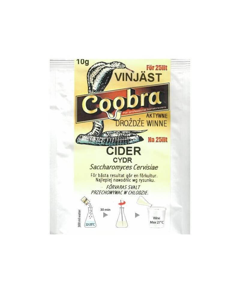 

Дрожжи для сидра Coobra CIDER (Швеция)