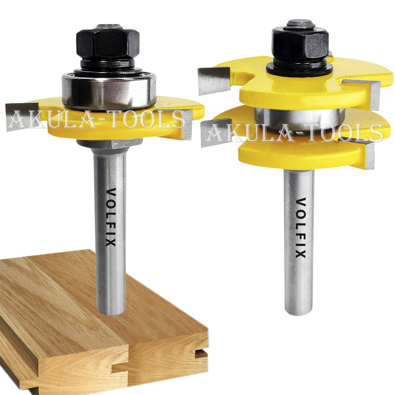 

Фреза паз шип (папа мама) №1 VOLFIX комбинированная пазо-шиповая фреза FZ-120-700 d8