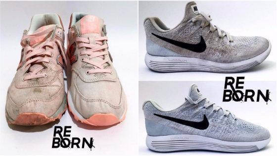 

Пенка для чистки обуви и кроссовок Reborn