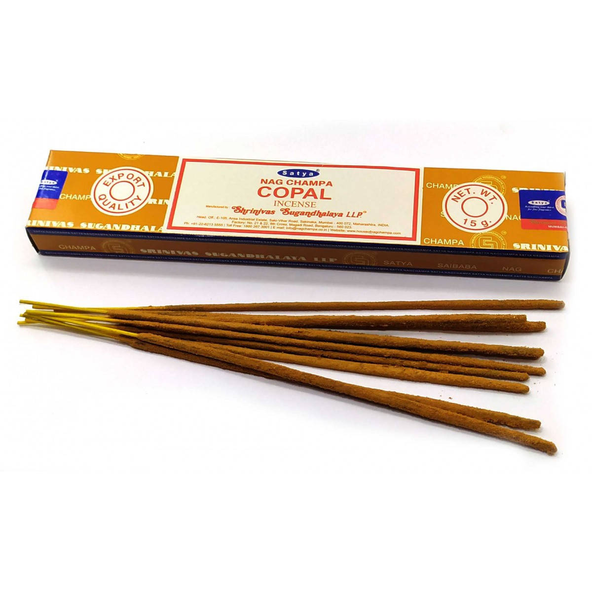 

Copal (Янтарь)(15 гр.)(Satya)(12 шт /уп) масала благовоние