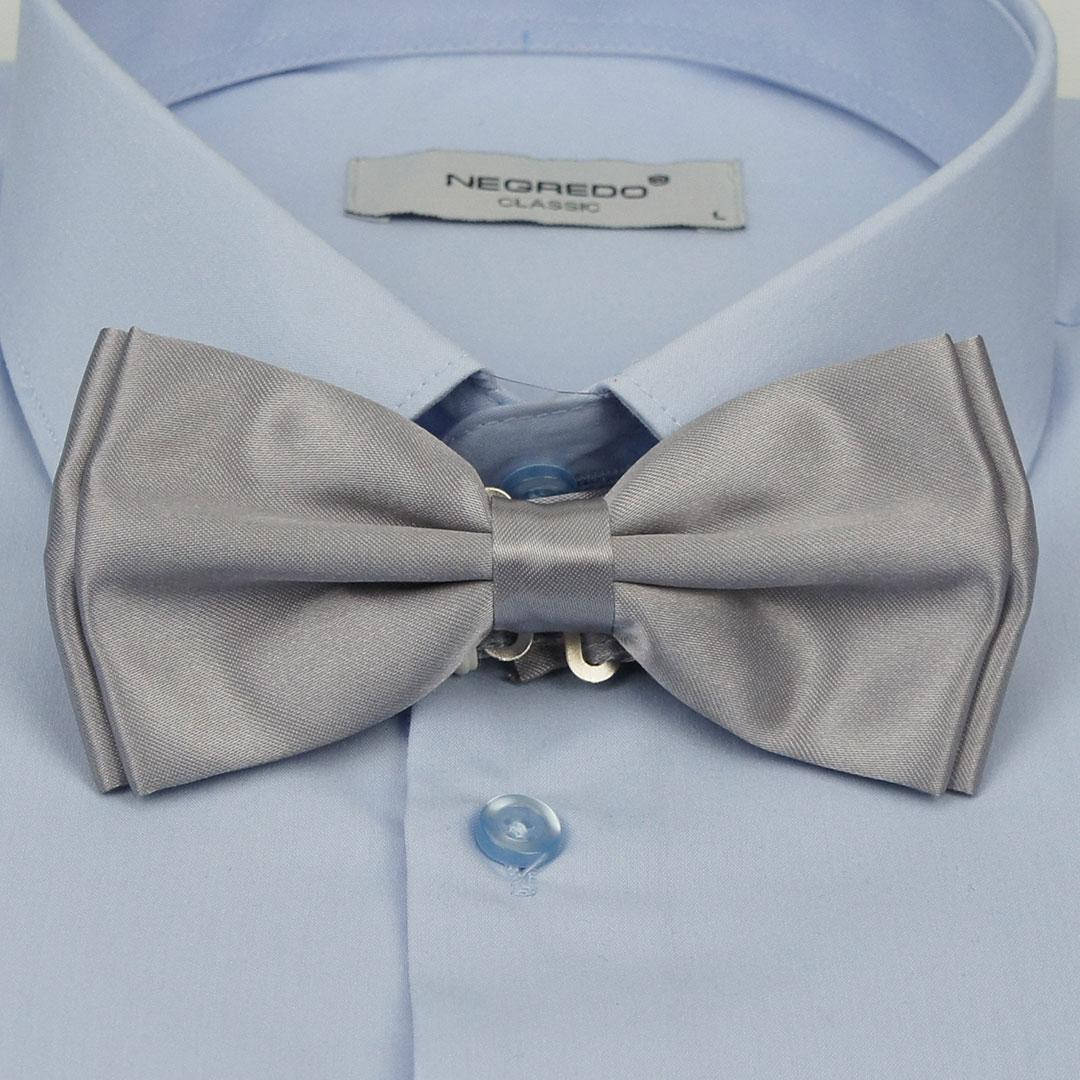 

Мужская бабочка в сером цвете Pierre Cavelli S-Grey 1, Серый